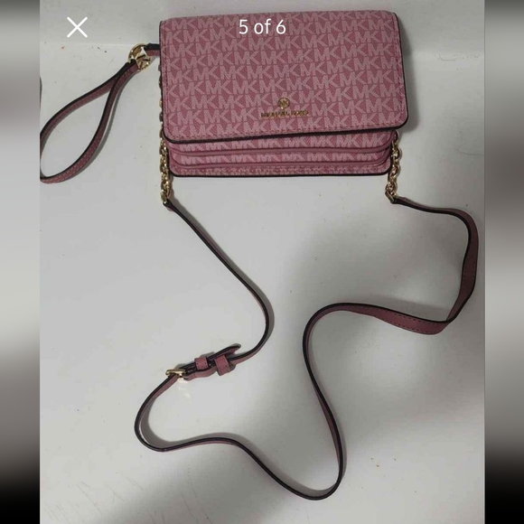 Michael Kors Pink Logo Crossbody - Picture 5 of 5